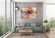 Load image into Gallery viewer, Red Yellow Blue Abstract Painting Modern Decor Custom Art BP099
