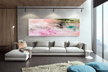 Load image into Gallery viewer, Pink Brown Green Texture Wall Art Modern Abstract Painting Bp118
