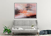 Load image into Gallery viewer, Pink White Brown Abstract Painting Modern Abstract Painting Qp031
