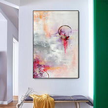 Load image into Gallery viewer, Colorful Wall Art Living Room Texture Wall Art, Knife Oil Painting Bp067
