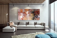 Load image into Gallery viewer, Brown Orange Red Original Abstract Paintings On Canvas Kp054
