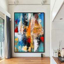 Load image into Gallery viewer, Oversized Canvas Artwork ,Large Abstract Painting on Canvas Gp063
