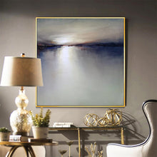 Load image into Gallery viewer, Large Landscape Painting on Canvas Sunrise Painting Sky Abstract Cp040
