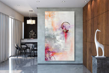 Load image into Gallery viewer, Colorful Wall Art Living Room Texture Wall Art, Knife Oil Painting Bp067
