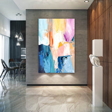 Load image into Gallery viewer, Colorful Wall Art on Canvas Original Abstract Paintings Contemporary Art Fp010
