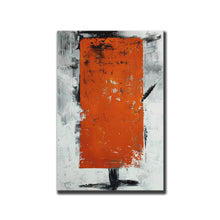 Load image into Gallery viewer, Red White Grey Original Oil Paintings on Canvas, Large Abstract Canvas Art Np113
