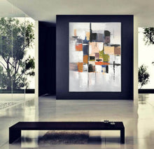 Load image into Gallery viewer, Colorful Abstract Painting Large Wall Art on Canvas Modern Abstract Art Np080
