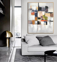 Load image into Gallery viewer, Colorful Abstract Painting Large Wall Art on Canvas Modern Abstract Art Np080
