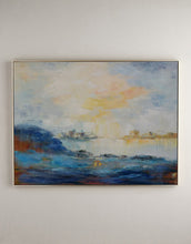Load image into Gallery viewer, Sea Landscape Painting Blue Abstract Painting Oversized Art for Sale Bp103
