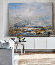 Load image into Gallery viewer, Beach Abstract Paintingt Sky Abstract Oil Painting Living Room Art Dp112

