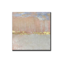 Load image into Gallery viewer, Pink White Gold Abstract Painting Original Oil Painting on Canvas Np109
