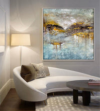 Load image into Gallery viewer, Large Scale Original Art Modern Abstract Painting on Canvas Office Gp073
