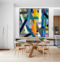 Load image into Gallery viewer, Modern Abstract Painting Colorful Oversized Wall Art Canvas Yp057
