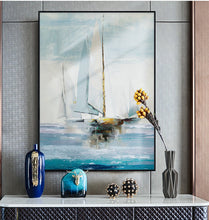 Load image into Gallery viewer, Sailing Boat Extra Large Oil Paintings on Canvas Gp043
