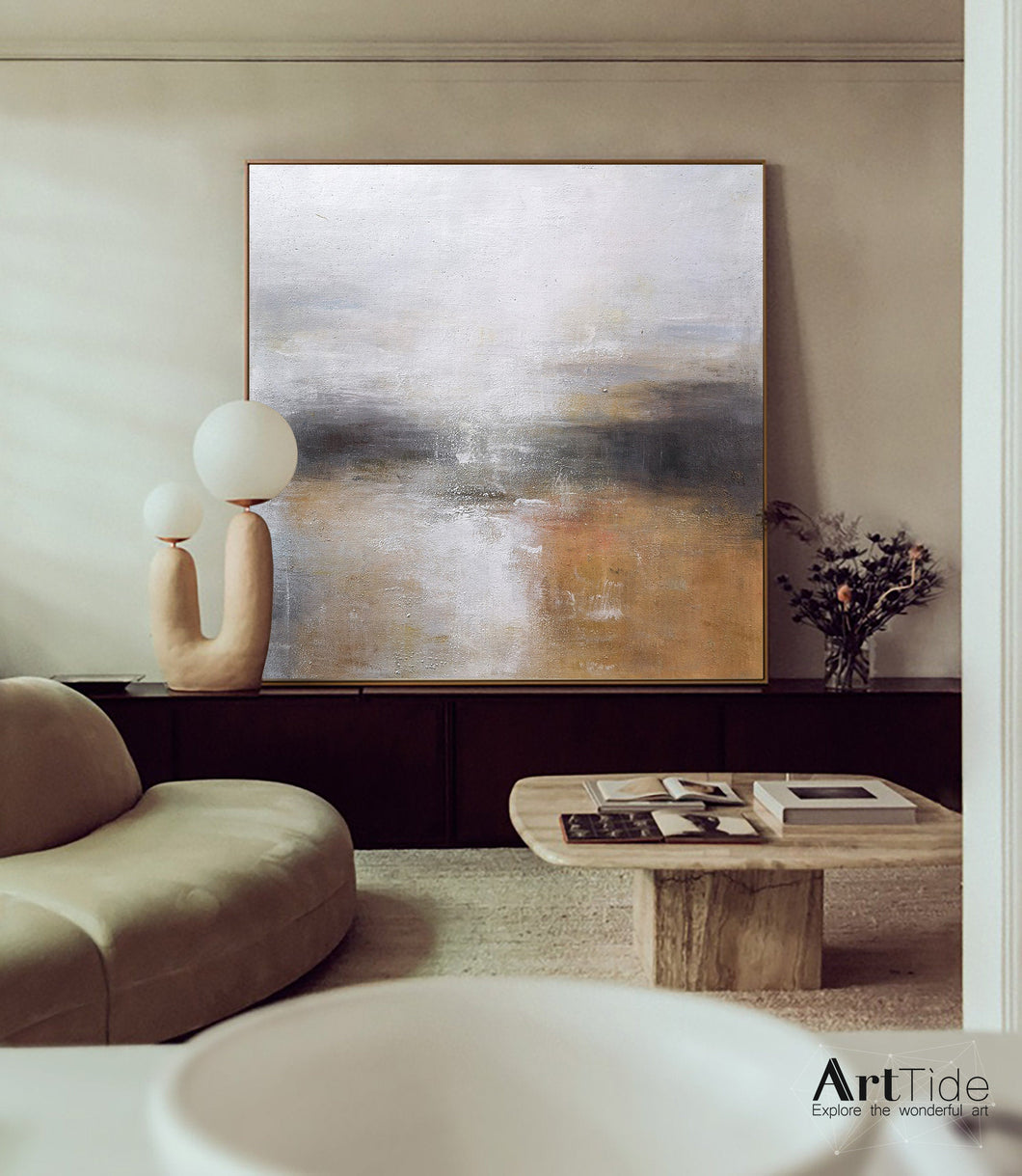 Sunrise Landscape Painting Large Abstract Art Painting On Canvas Qp070
