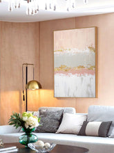 Load image into Gallery viewer, Ping Gray Gold Abstract Painting Large Canvas Art Work Op094
