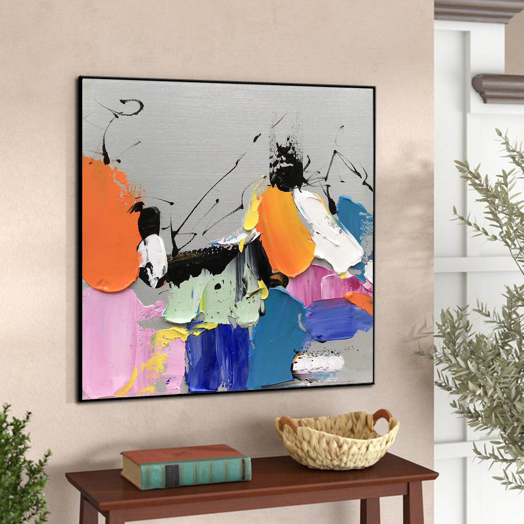 Colorful Abstract Painting Original Large Textured Art Painting Np098