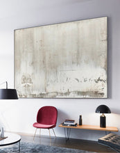 Load image into Gallery viewer, Large Abstract Gray Painting Pink Painting Landscape Painting Op011
