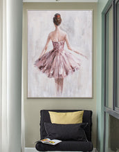 Load image into Gallery viewer, Ballerina Fine Art Dancer Oil Painting on Canvas Op058
