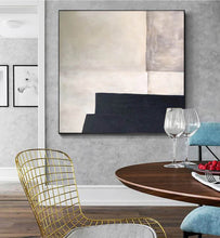 Load image into Gallery viewer, Black and White Abstract Painting Large Contemporary Paintings Yp031
