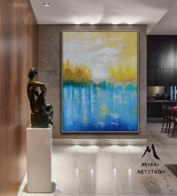 Load image into Gallery viewer, Pop Art Paintings on Canvas Original Sunset Landscape Painting Np070
