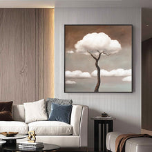 Load image into Gallery viewer, Tree and Clouds Abstract Painting Large Contemporary Paintings Gp075
