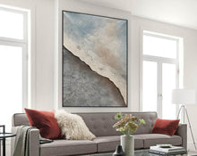 Load image into Gallery viewer, Grey Abstract Original Abstract Painting Large Canvas Wall Art Np079
