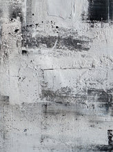 Load image into Gallery viewer, Oversize Minimalist Acrylic Painting on Canvas Black and White Ap043
