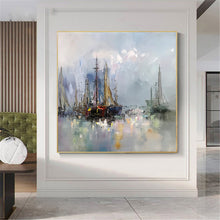 Load image into Gallery viewer, Large Canvas Wall Art for Living Room Abstract Painting on Canvas Gp052
