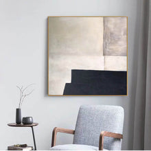 Load image into Gallery viewer, Black and White Abstract Painting Large Contemporary Paintings Yp031
