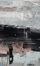 Load image into Gallery viewer, Gray White Brown Abstract Acrylic Painting on Canvas Ap083
