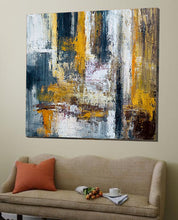 Load image into Gallery viewer, Giant Wall Painting Modern Yellow Brown Abstract Painting Bp040
