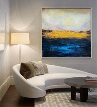 Load image into Gallery viewer, Large Canvas Art Work Abstract Painting Ocean Painting Wall Decor Bp038
