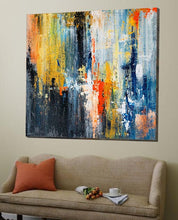 Load image into Gallery viewer, Enormous Wall Art Palette Knife AbstractPainting on Canvas Gp090
