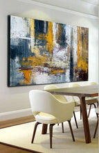 Load image into Gallery viewer, Giant Wall Painting Modern Yellow Brown Abstract Painting Bp040
