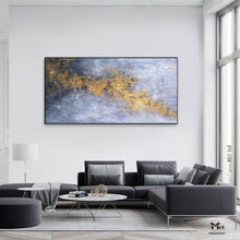 Load image into Gallery viewer, Gold Painting Silver Painting Contemporary Art Extra Large Wall Art Kp012
