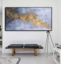 Load image into Gallery viewer, Gold Painting Silver Painting Contemporary Art Extra Large Wall Art Kp012
