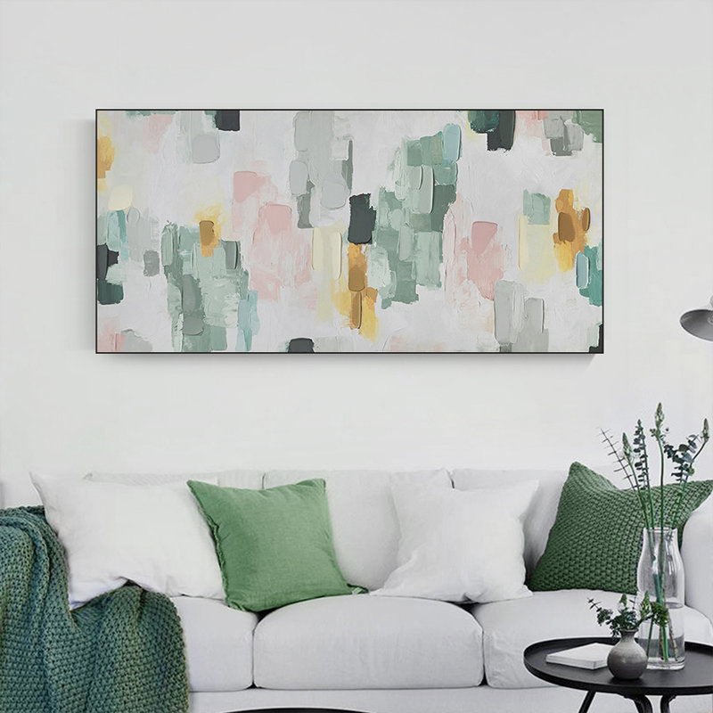 Oversized Artwork for Walls Colorful Minimalist Acrylic Painting Gp038