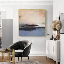 Load image into Gallery viewer, Beige And Grey Painting Texture Art Contemporary Art For Living Room Kp019
