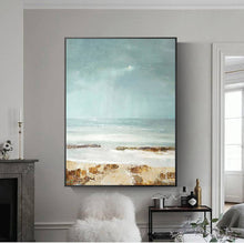 Load image into Gallery viewer, Beach Painting Coastal Painting Large Paintings for Bedroom Op049
