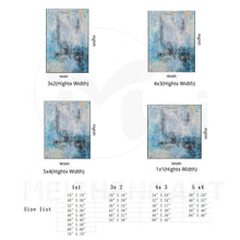 Load image into Gallery viewer, Blue And White Painting Modern Painting Living Room Wall Art Ap115
