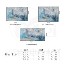 Load image into Gallery viewer, Blue And White Painting Modern Painting Living Room Wall Art Ap115
