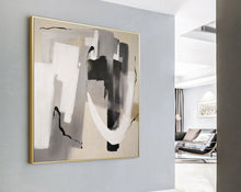 Load image into Gallery viewer, Black and White Paintings Large Canvas Art for Living Room Np105
