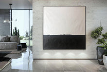 Load image into Gallery viewer, Black and White Wall Art Abstract Painting Original Acrylic Painting Op089
