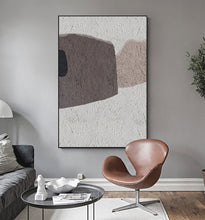 Load image into Gallery viewer, Beige Abstract Painting Minimalist Art Nordic Painting Ap122
