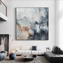 Load image into Gallery viewer, Grey Beige Abstract Painting Wall Art For Living Room Ap118
