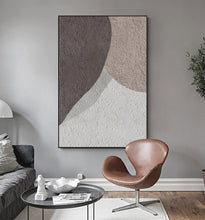 Load image into Gallery viewer, Contemporary Oil Painting Beige Brown Abstract Painting For Living Room Ap108
