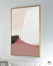 Load image into Gallery viewer, Original Minimalist Painting Blush Pink Wall Art Ap107
